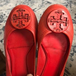 Red Tory Burch Flats